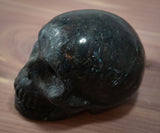 2.5" Arfvedsonite  Skull Carving