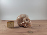 2.5" Red Line Jasper Skull Carving