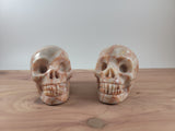 2.5" Red Line Jasper Skull Carving