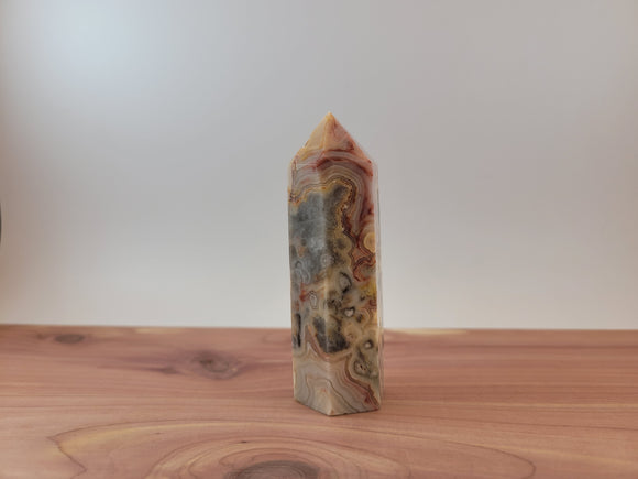 Extra Large Crazy Lace Agate Tower