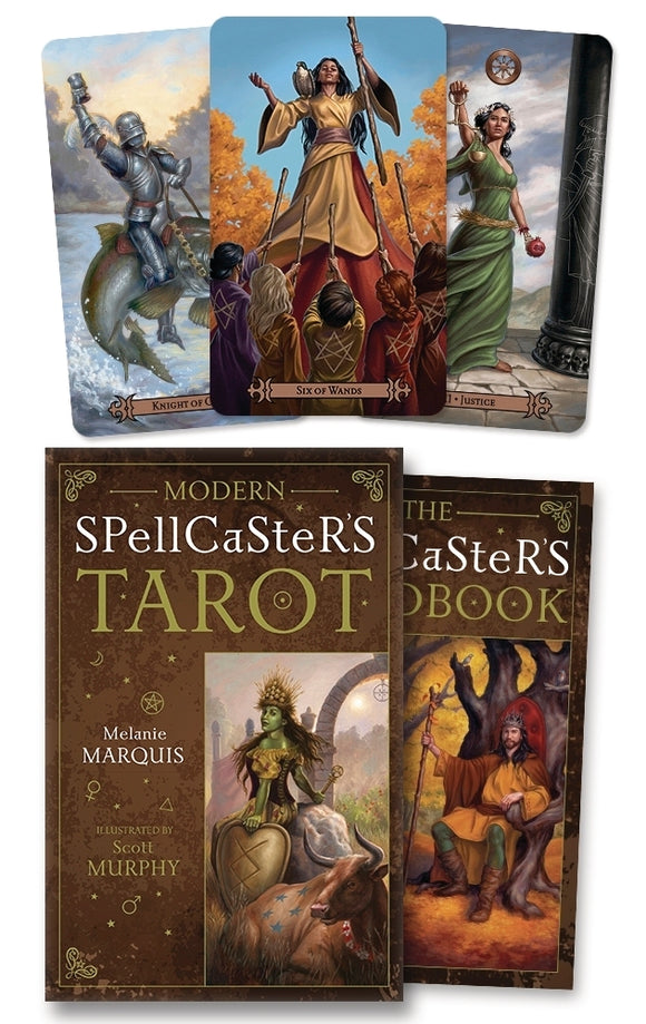 Modern Spellcaster's Tarot Deck and Guide