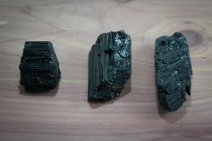 Raw Black Tourmaline Nuggets