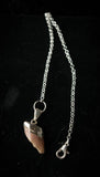 Raw Pink Tourmaline and Sterling Pendulum Bracelet - Old Souls Outpost 