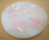 Rose Quartz Star Carving